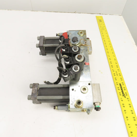 Hawe SK 7650 HMF Hydraulic Mast Control Valve Bank From Yale NTA030SBEM48TV13