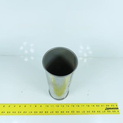 4" Rolled End Quick Connect Nordfab Style Duct Rigid Nipple Connector 11-1/4" L
