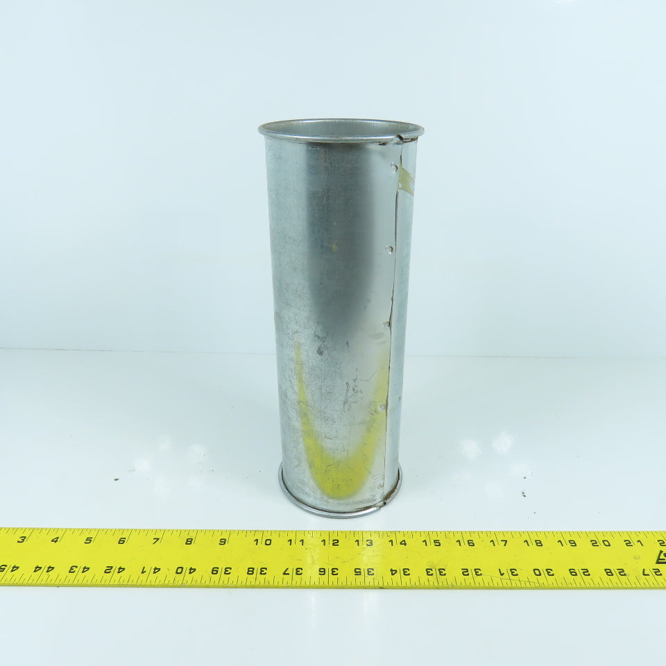 4" Rolled End Quick Connect Nordfab Style Duct Rigid Nipple Connector 11-1/4" L