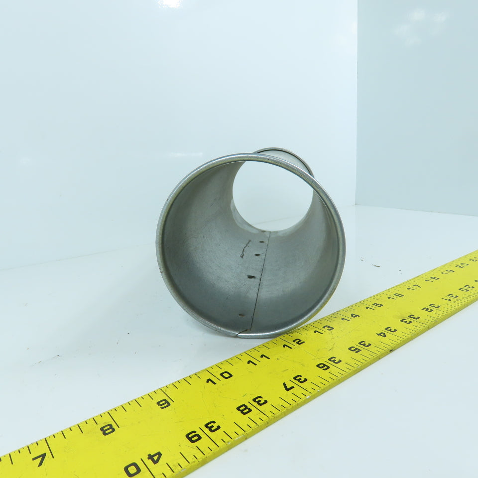 4" Rolled End Quick Connect Nordfab Style Duct Rigid Nipple Connector 11-1/4" L