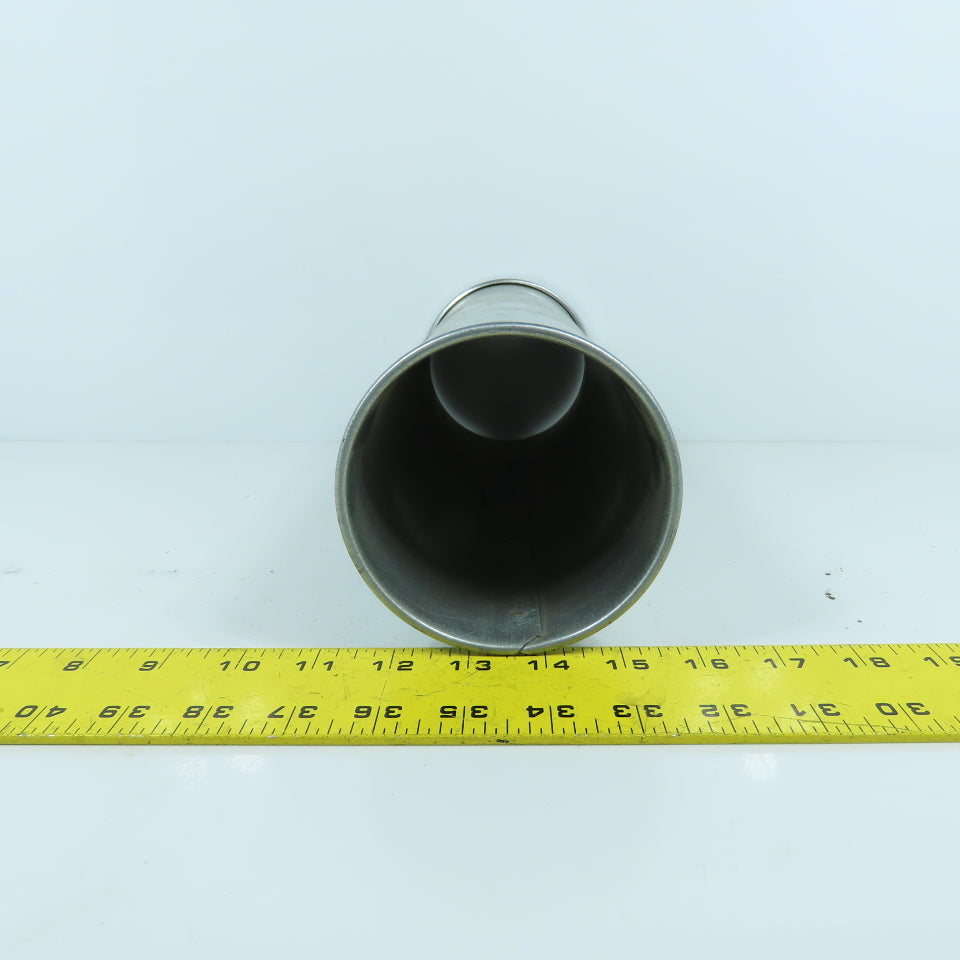 4" Rolled End Quick Connect Nordfab Style Duct Rigid Nipple Connector 11-1/4" L