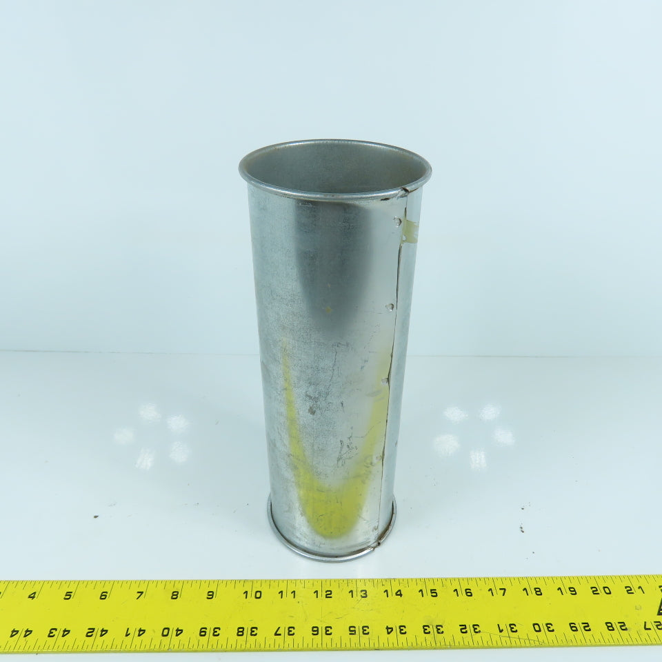 4" Rolled End Quick Connect Nordfab Style Duct Rigid Nipple Connector 11-1/4" L