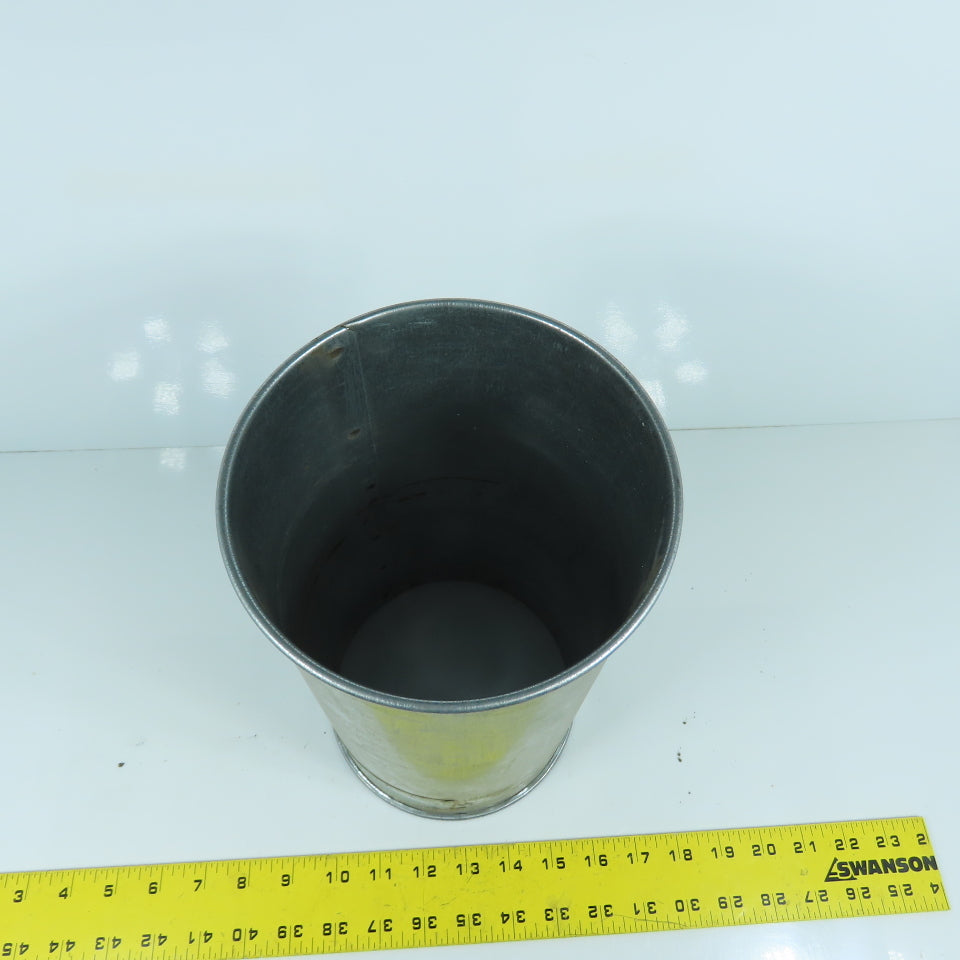 6" Rolled End Quick Connect Nordfab Style Duct Rigid Nipple Connector 11-1/4" L