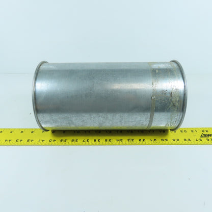 6" Rolled End Quick Connect Nordfab Style Duct Rigid Nipple Connector 11-1/4" L