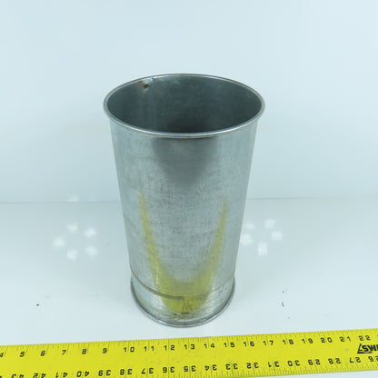 6" Rolled End Quick Connect Nordfab Style Duct Rigid Nipple Connector 11-1/4" L