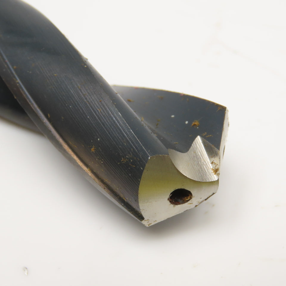 PTD 7/8" Diameter 2 Flute Twist Drill Coolant Thru 10-1/2" OAL