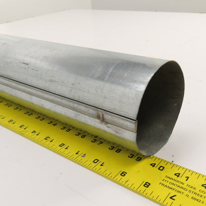 4" Nordfab Style Straight Rigid x 4" Round Machine Duct Hose Adapter 29-1/2" OAL