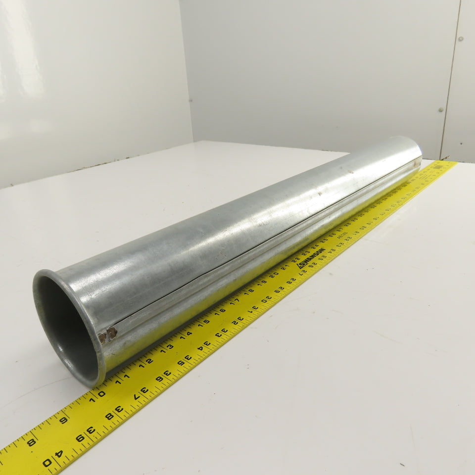 4" Nordfab Style Straight Rigid x 4" Round Machine Duct Hose Adapter 29-1/2" OAL