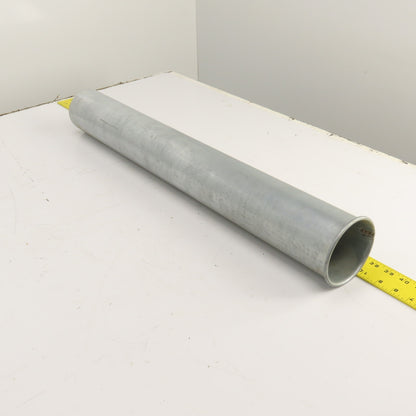 4" Nordfab Style Straight Rigid x 4" Round Machine Duct Hose Adapter 29-1/2" OAL