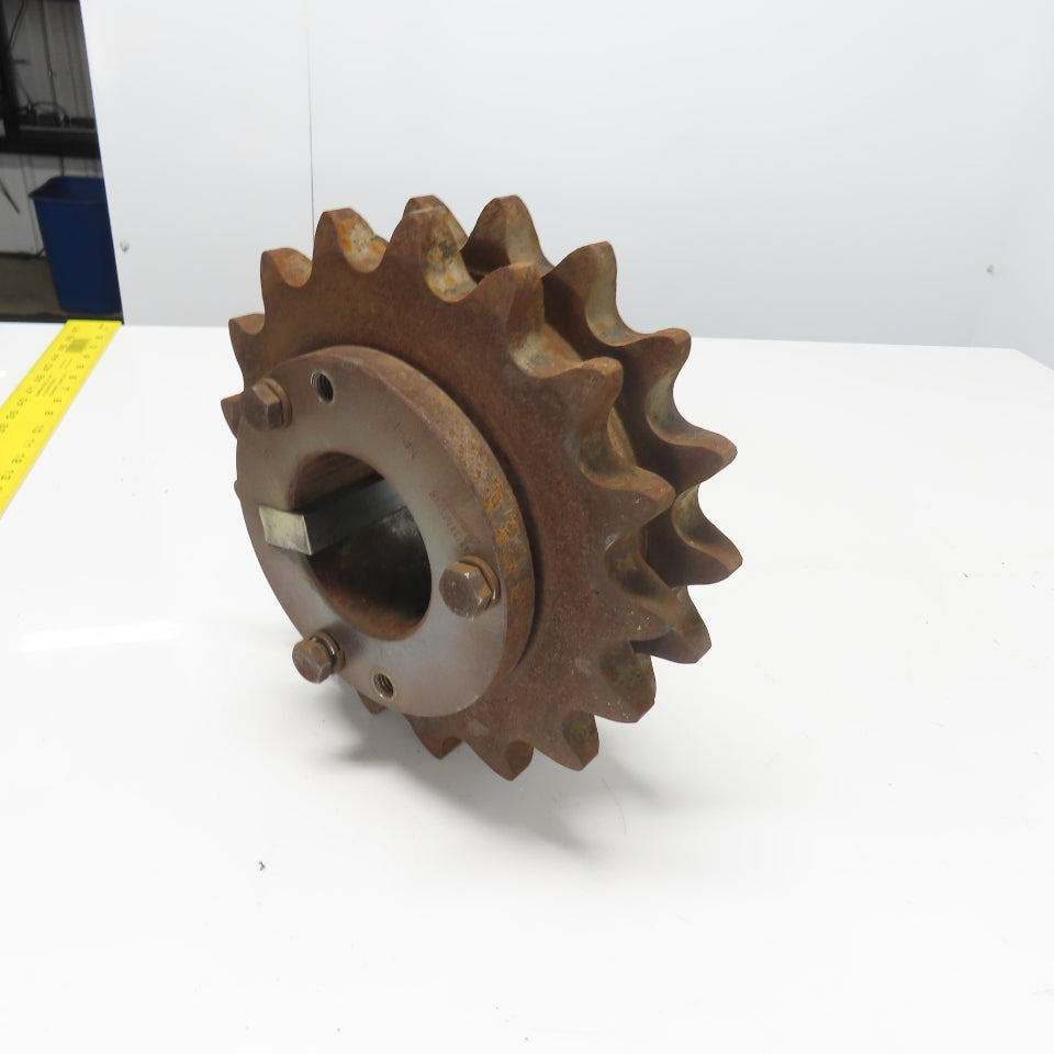 Browning S1-34 10-1/2" OD Two Strand Roller Chain Sprocket 3-1/4" Bore 17 Tooth