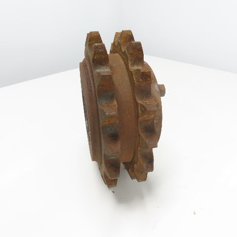 Browning S1-34 10-1/2" OD Two Strand Roller Chain Sprocket 3-1/4" Bore 17 Tooth