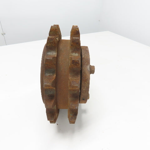 Browning S1-34 10-1/2" OD Two Strand Roller Chain Sprocket 3-1/4" Bore 17 Tooth