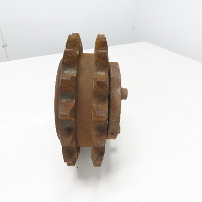 Browning S1-34 10-1/2" OD Two Strand Roller Chain Sprocket 3-1/4" Bore 17 Tooth