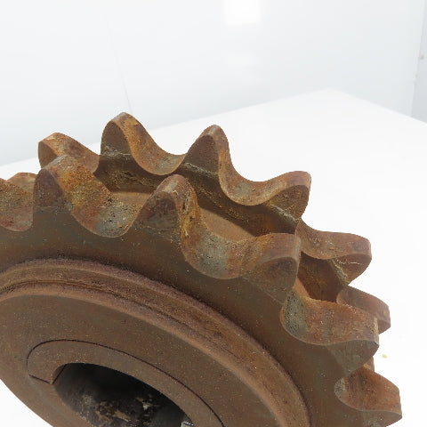 Browning S1-34 10-1/2" OD Two Strand Roller Chain Sprocket 3-1/4" Bore 17 Tooth