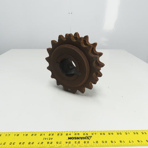 Browning S1-34 10-1/2" OD Two Strand Roller Chain Sprocket 3-1/4" Bore 17 Tooth