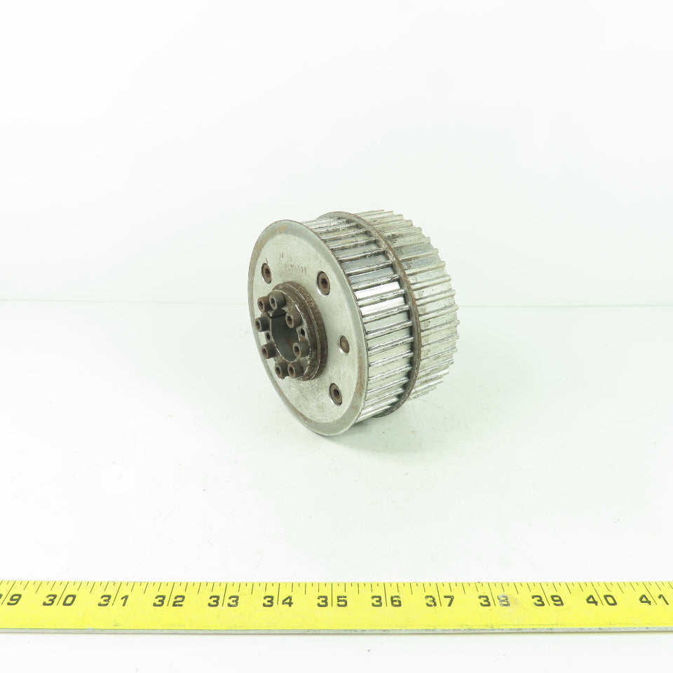 Dual Timing Belt Pulley 5-3/4" OD 1-3/8" Belt Width 1-3/8" Bore