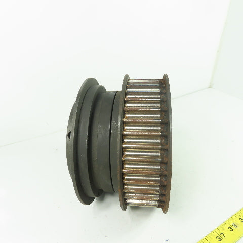 7-3/8" OD Timing Belt Pulley Assembly 1-3/4" Belt Width 1-3/8" Bore