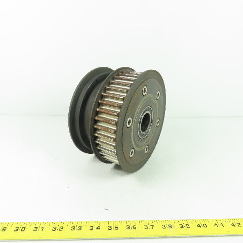 7-3/8" OD Timing Belt Pulley Assembly 1-3/4" Belt Width 1-3/8" Bore
