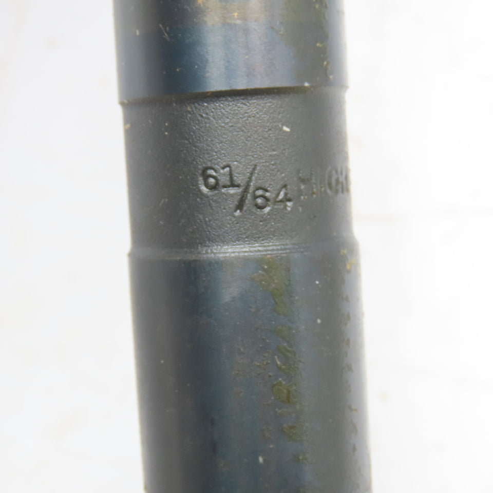 PTD 61/64" Diameter 2 Flute Twist Drill Coolant Thru 11" OAL