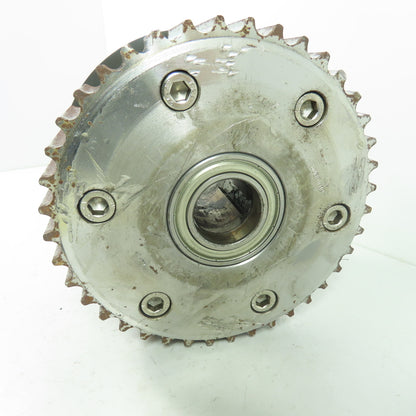 7" OD Timing Belt Pulley Assembly 1-3/4" Belt Width 1-3/8" Bore