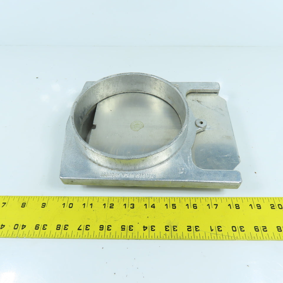 NEP 6" Round Duct Manual Aluminum Blast Gate Valve