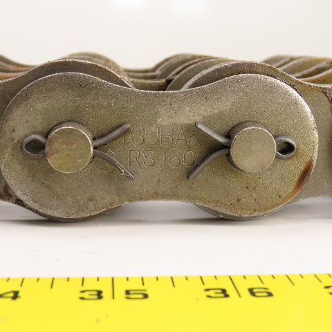 Tsubaki RS160-3 Triple Strand Cotter Roller Chain 50" Long