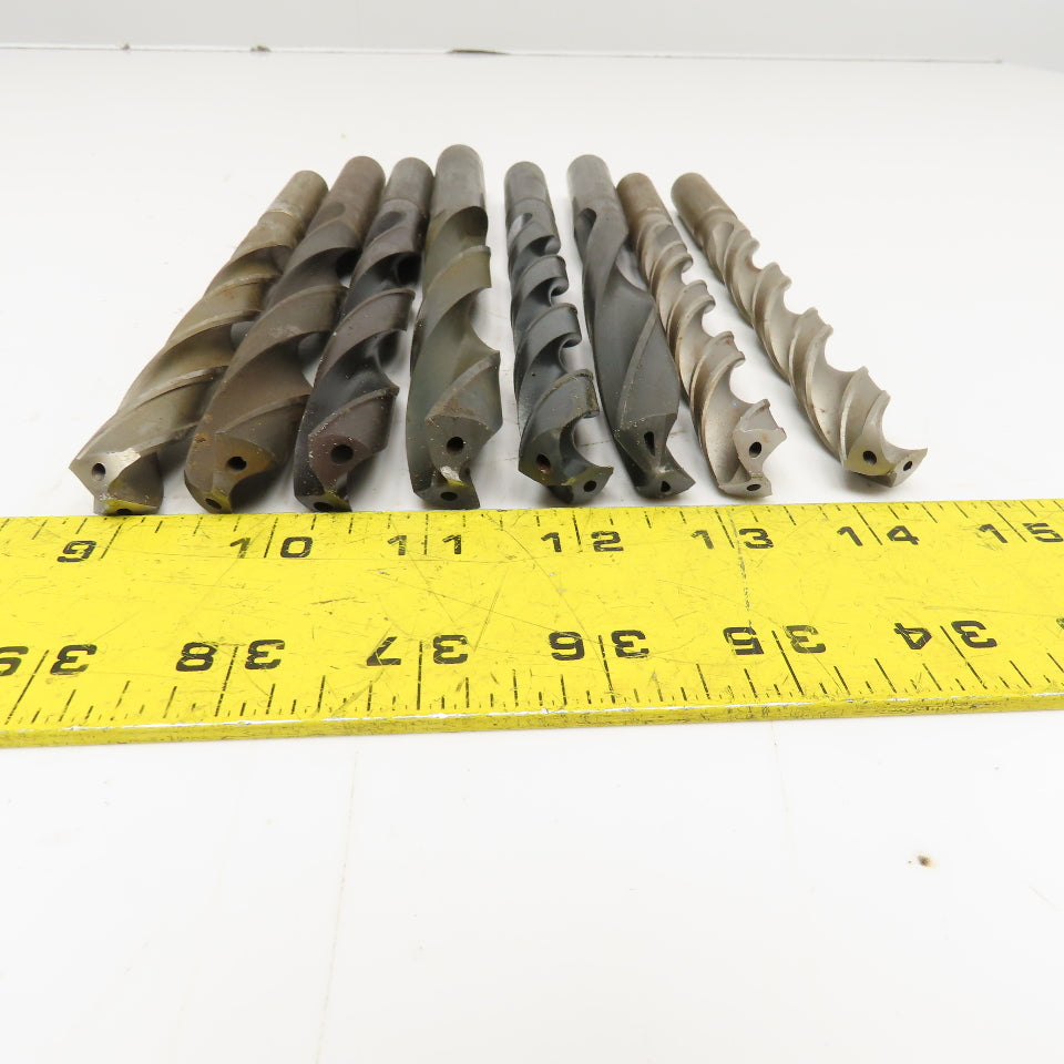 Misc. Lot Coolant Thru Drill Bits 23/32",43/64", 39/64", 11/16 Lot Of 8
