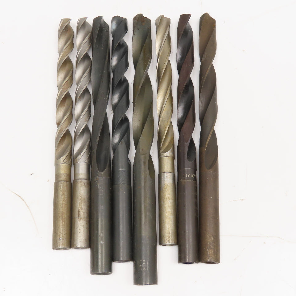 Misc. Lot Coolant Thru Drill Bits 23/32",43/64", 39/64", 11/16 Lot Of 8