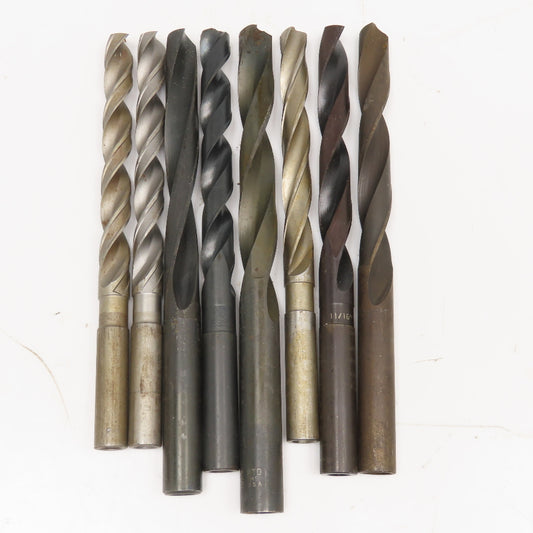 Misc. Lot Coolant Thru Drill Bits 23/32",43/64", 39/64", 11/16 Lot Of 8