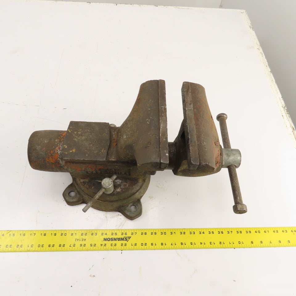 Wilton 1780 8" Jaws x 8-1/4" Open Bench Mount Swivel Bullet Vise USA 6/95