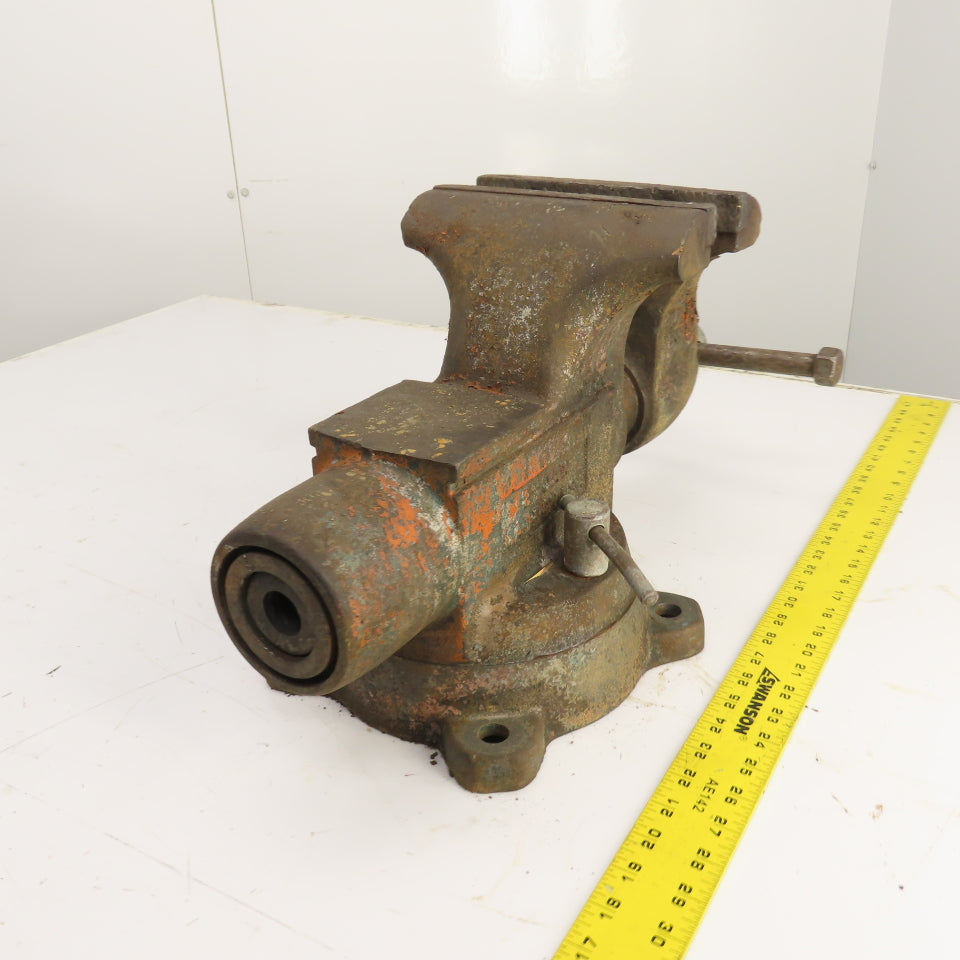 Wilton 1780 8" Jaws x 8-1/4" Open Bench Mount Swivel Bullet Vise USA 6/95