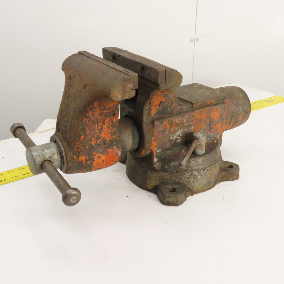 Wilton 1780 8" Jaws x 8-1/4" Open Bench Mount Swivel Bullet Vise USA 6/95