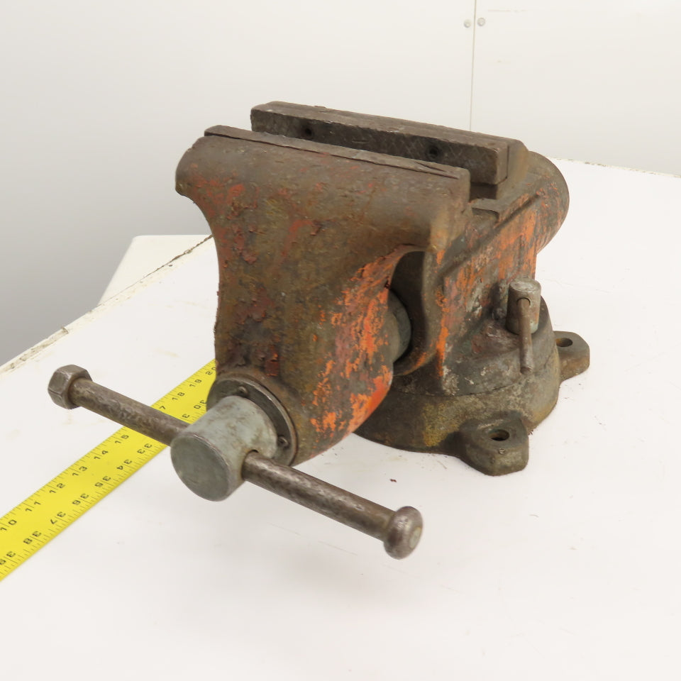 Wilton 1780 8" Jaws x 8-1/4" Open Bench Mount Swivel Bullet Vise USA 6/95