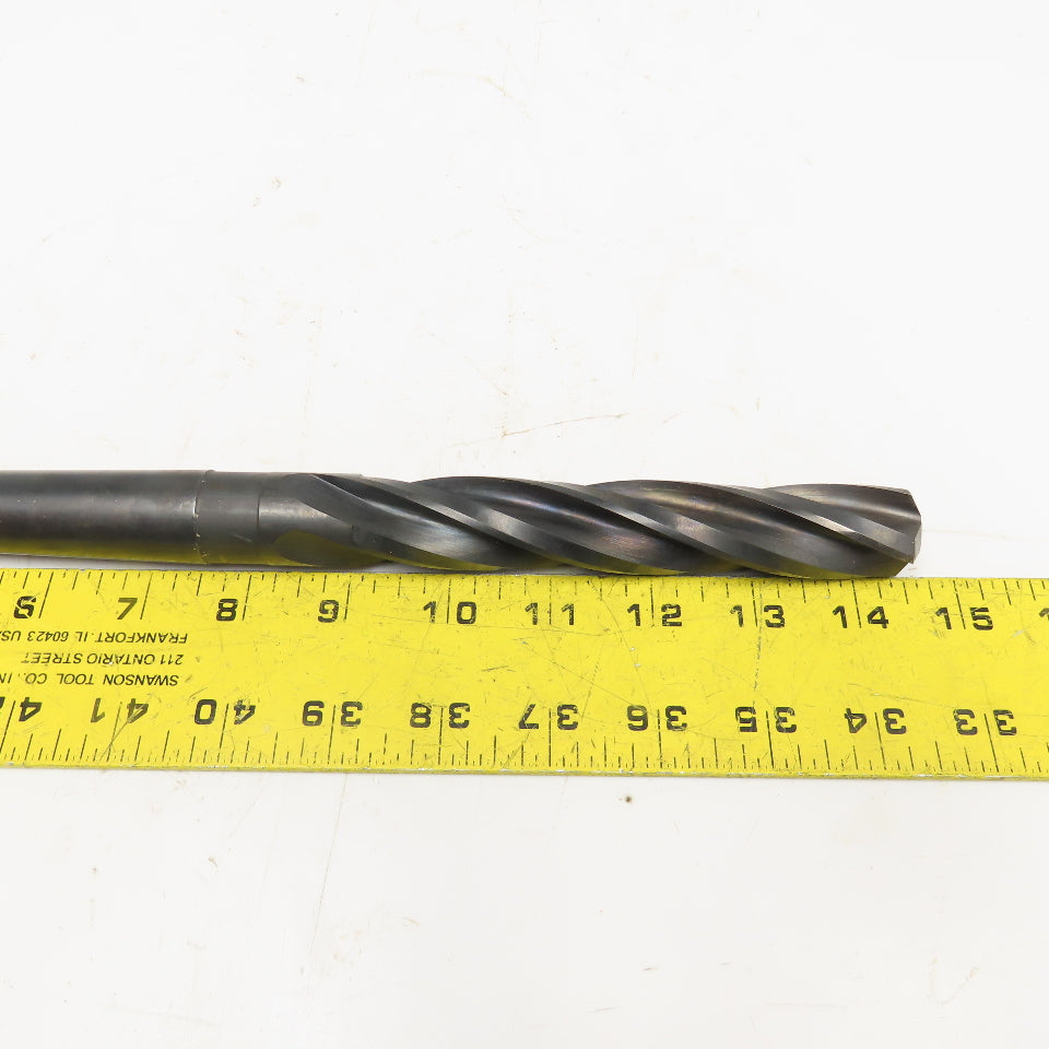 PTD 15/16" Twist Drill 4 Flute MT3 Shank 10-3/4" OAL