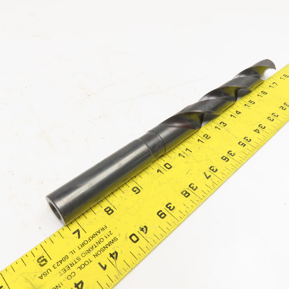 59/64" Twist Drill 2 Flute Coolant Thru HSS 11" OAL