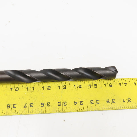55/64" Twist Drill 2 Flute Coolant Thru HSS 11" OAL