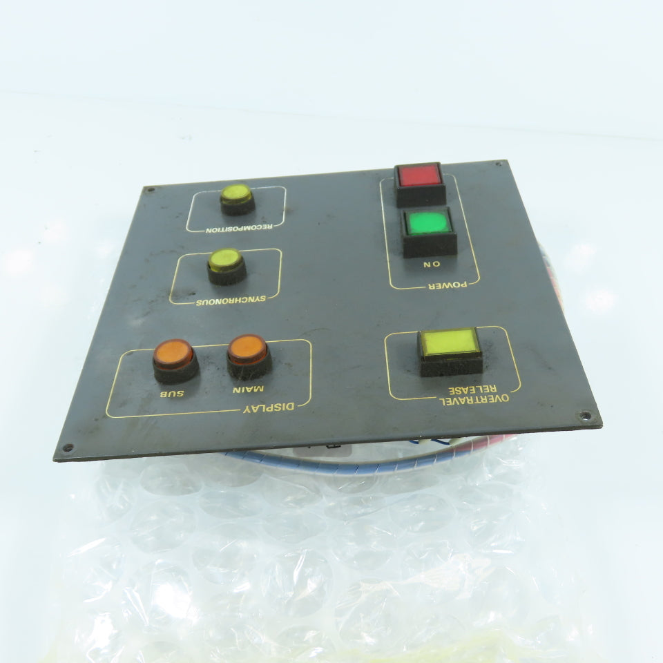 Tsugami Power On/Off & Overtravel Release Operator Control Panel From NP32