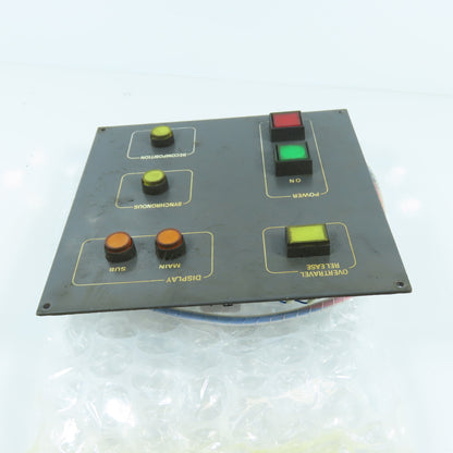 Tsugami Power On/Off & Overtravel Release Operator Control Panel From NP32