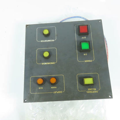 Tsugami Power On/Off & Overtravel Release Operator Control Panel From NP32