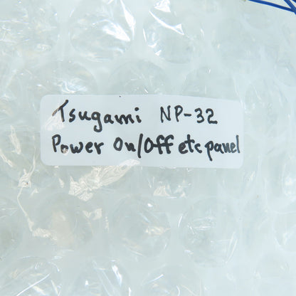 Tsugami Power On/Off & Overtravel Release Operator Control Panel From NP32