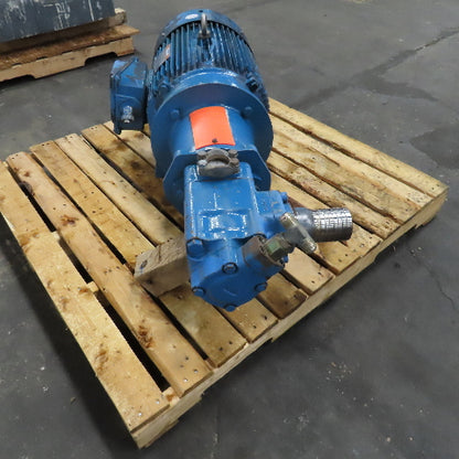 Leeson N 326T11FB5 30Hp 1180RPM 208-230/460V 326T Motor W/ Hydraulic Pump