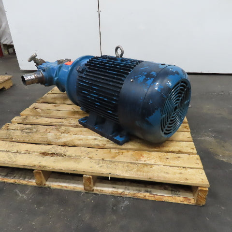 Leeson N 326T11FB5 30Hp 1180RPM 208-230/460V 326T Motor W/ Hydraulic Pump