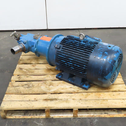 Leeson N 326T11FB5 30Hp 1180RPM 208-230/460V 326T Motor W/ Hydraulic Pump