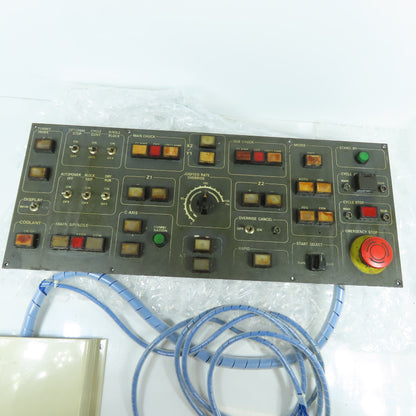 Tsugami Main Operator Control Panel From NP32 Swiss Lathe