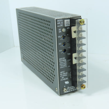 Lambda HR-10-24 24V DC 3.0A Power Supply 90-132V AC Input (Clean)