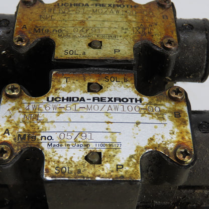 Uchida Rexroth 4WE6W-51-M0/AW100 4WE6D-51-M0/AW100 Hydraulic Valve & Manifold