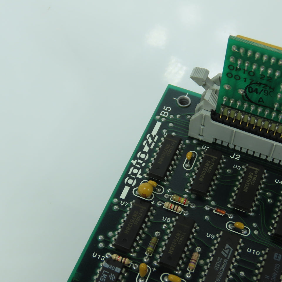Opto 22 PB16H 16-Channel Relay Board W/ (9) IDC5D Solid State & B5 Board