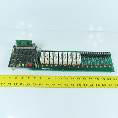 Opto 22 PB16H 16-Channel Relay Board W/ (9) IDC5D Solid State & B5 Board