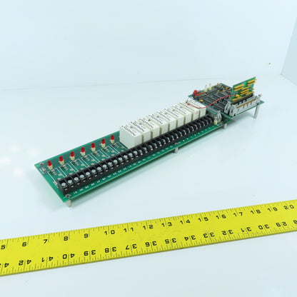 Opto 22 PB16H 16-Channel Relay Board W/ (9) IDC5D Solid State & B5 Board