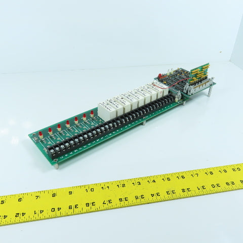 Opto 22 PB16H 16-Channel Relay Board W/ (9) IDC5D Solid State & B5 Board